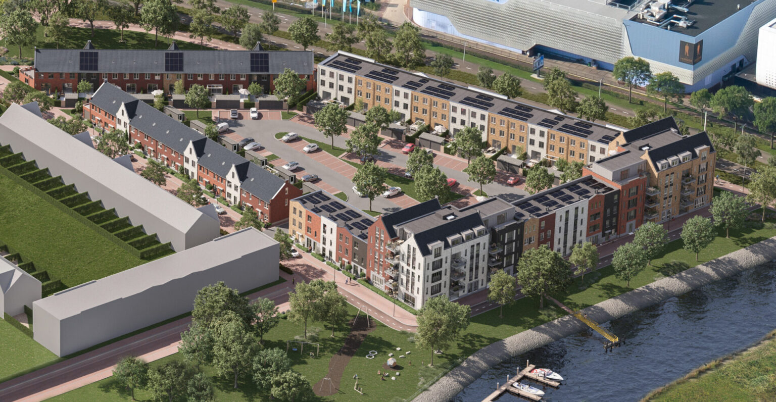 Vogelvlucht 1 HR De Haven SpijkenisseDe Haven Spijkenisse Wonen En 